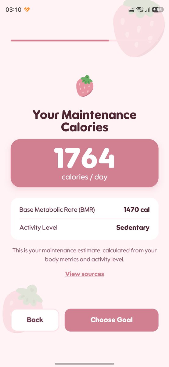 starflykat's tweet photo. my current maintenance is so high help? with no exercise???? bruh (i guessed my weight for now) https://t.co/9MTu1R1e54