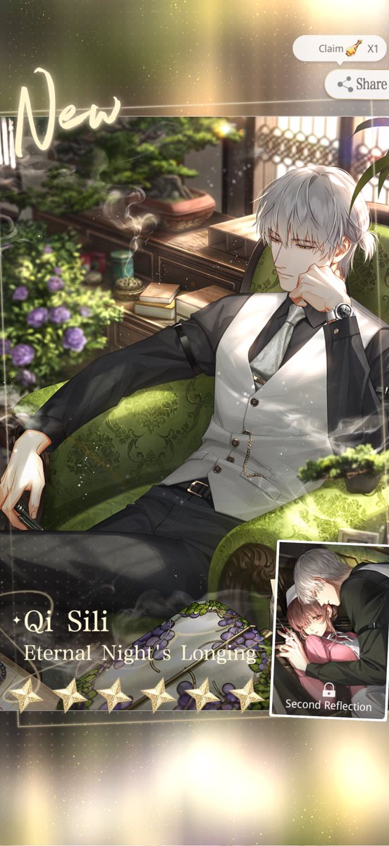 animantony's tweet photo. qi sili spooking my 50th pull~

waiting for the free 10-pull on the day 7 check in then will force lu chen to come home 😂 https://t.co/SBL330wrAH