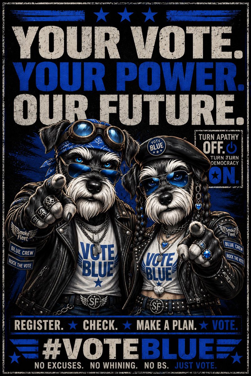 dew_drop16's tweet photo. #WeWillVoteBlue
#RockTheVote https://t.co/HDnPTKPeBR