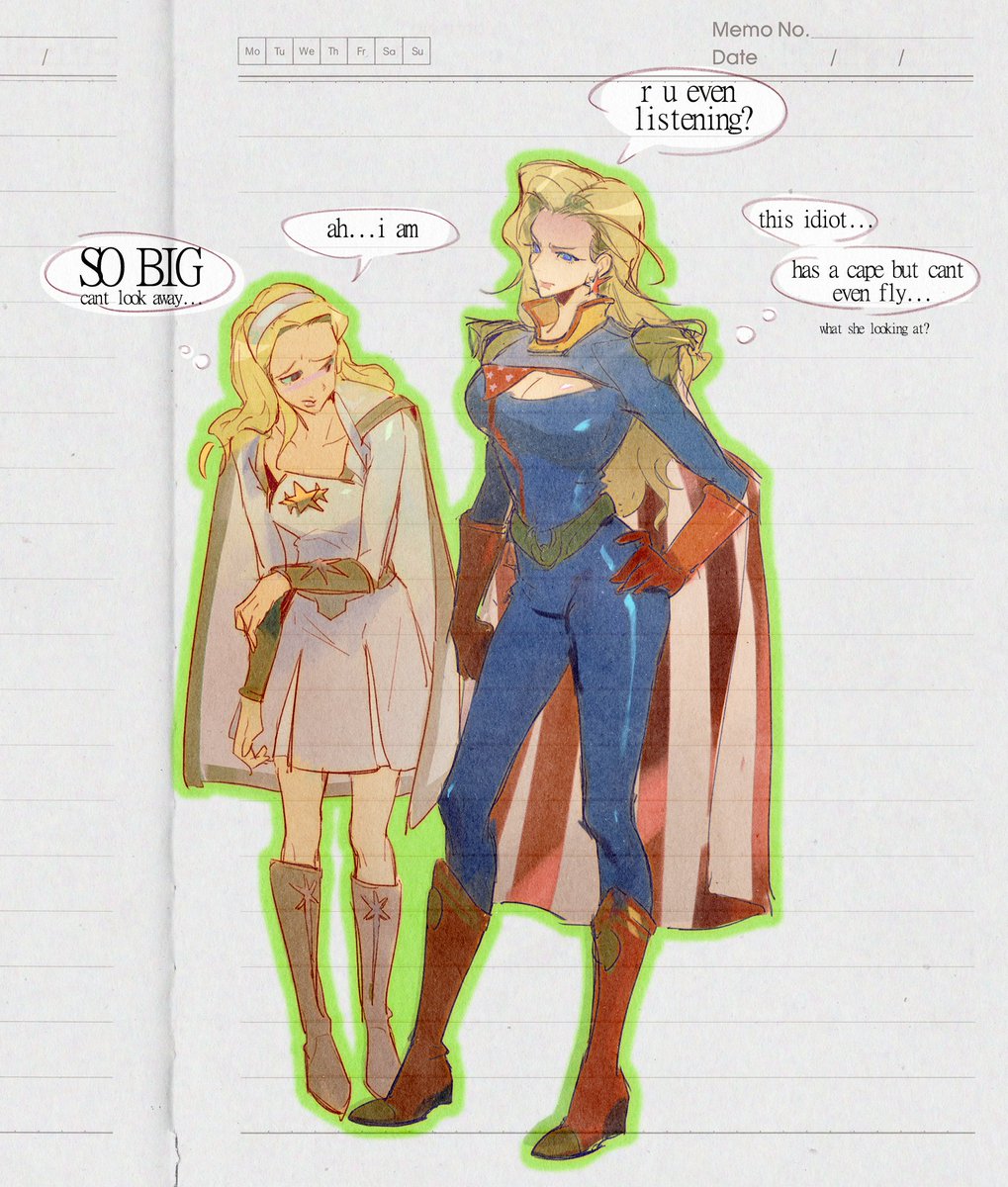 Uwukii000's tweet photo. 用胸霸凌人的领导。 #theboys (the girls
#homelander #starlight https://t.co/O2SqYGIlvY