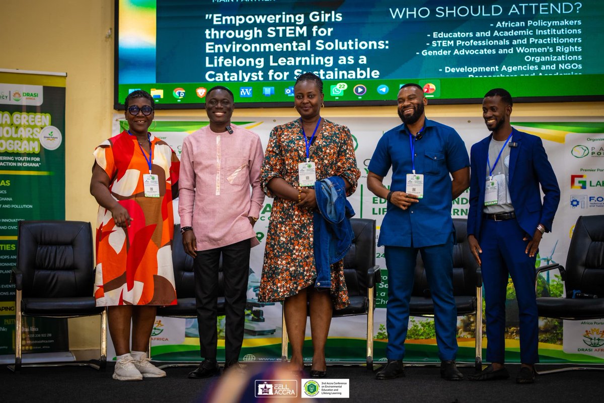 SKSalami_Inc's tweet photo. Spoke at #EELL26 on empowering girls through STEM to lead environmental solutions, and joined a panel on environmental literacy and SHEROES in STEM.

Educate. Equip. Elevate.

#GirlsInSTEM #ClimateAction https://t.co/CMGJlPHEsh