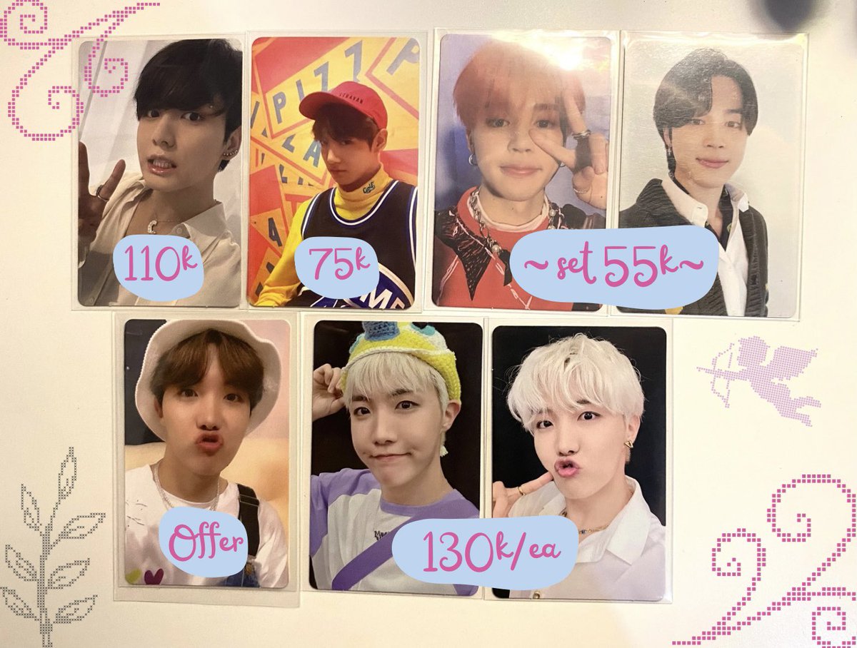 han_ndy00's tweet photo. WTS Photocard BTS 
💰Price in pict 
🏡 Jaksel 
📦include pack✅, adm❌
🍊co oren
📩condi + detail by DM 
Help rt

Prefer take banyak/lebih dr 1 yang under 30k 
Boleh nego tipis, kec yang harga 30k📉

Tags. Wts wtb wtt bts jhope jungkook taehyung jimin photocard https://t.co/5yMNphIaEo