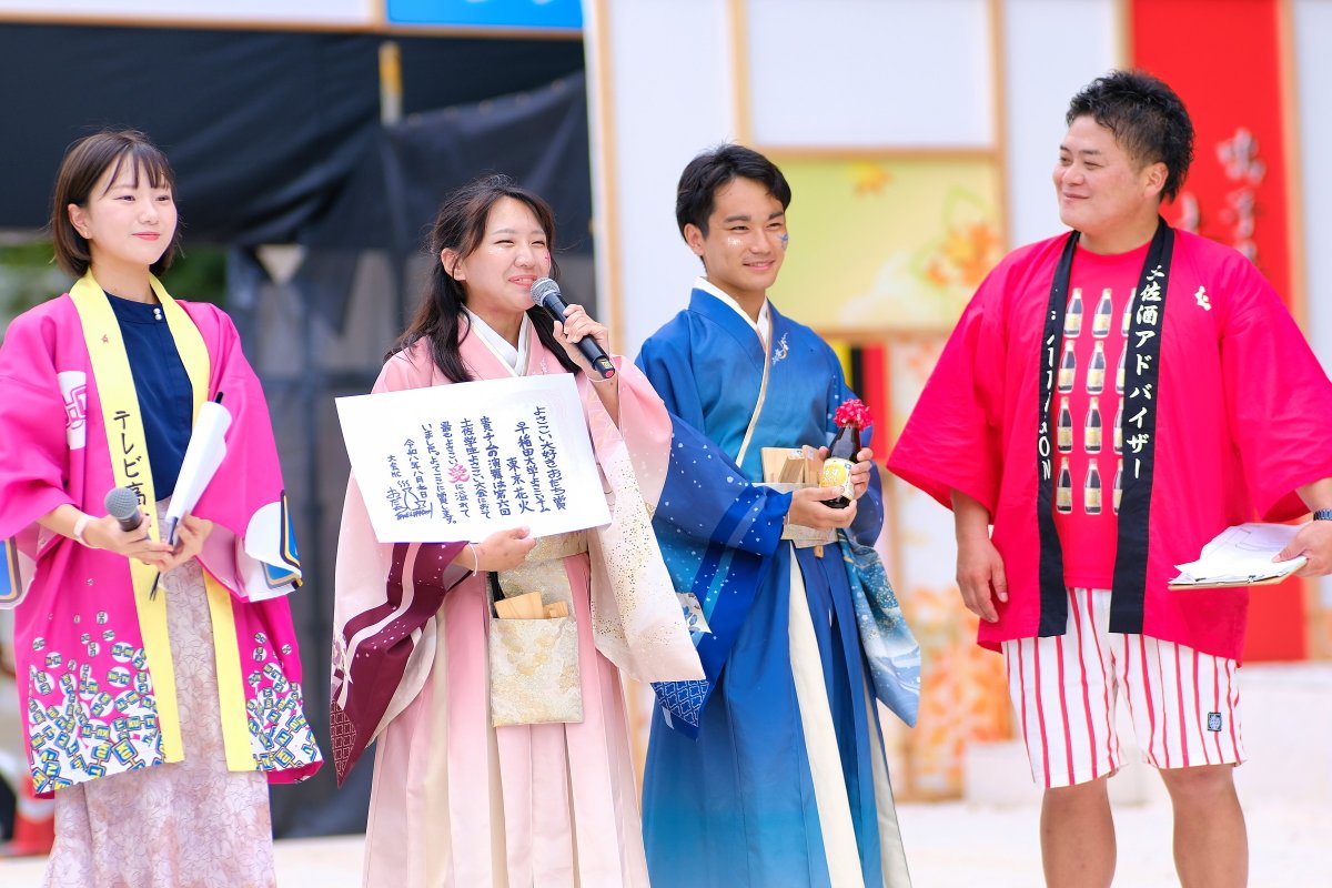 wow_rila7's tweet photo. 第6回 土佐学生よさこい大会
受賞チーム(敬称略)

県内最優秀賞　：旅鯨人
県外最優秀賞　：おどりんちゅ
衣装RUNWAY賞：粋恋
おだち賞　　　：東京花火

おめでとうございます！
#土佐学生よさこい大会 https://t.co/wFqZDmS49r