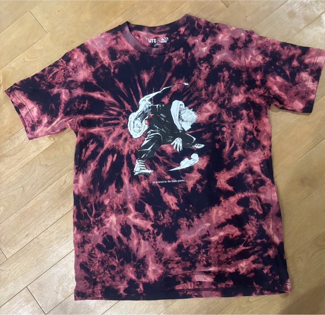 donky19840706's tweet photo. ゲンガーteeのブリーチ染め完成‼️
悪くないんじゃないでしょうか⁇
そんなことよりついでにブリーチした悠仁の黒閃teeの仕上がりがエグい😳
ブリーチ染めハマりそうww https://t.co/NAcl0XUyZp