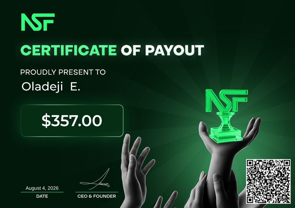 SylvaNSF's tweet photo. Our Traders already getting Paid out this month! 📢

Congratulations to Bao, Oladeji, Matilda and Jasper

on receiving their well-deserved Payouts! 👏

Trade smart.
Respect the rules.
Get Paid. 

Who's next? 👀 https://t.co/LaiyIx0mTb