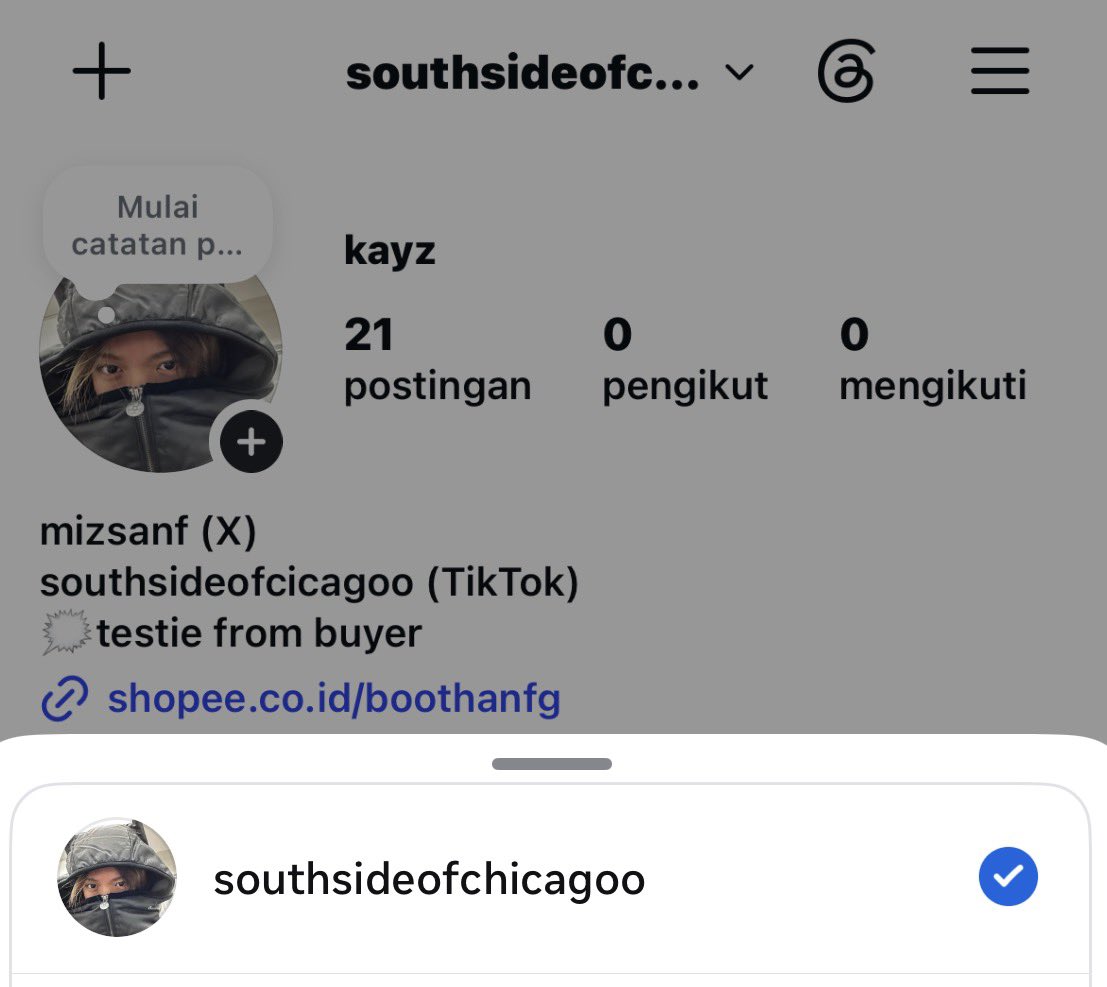 sideofchicagoo's tweet photo. hii akunku ini aja yaaa
tiktok, instagram, x, shopee https://t.co/OKq54SXg76
