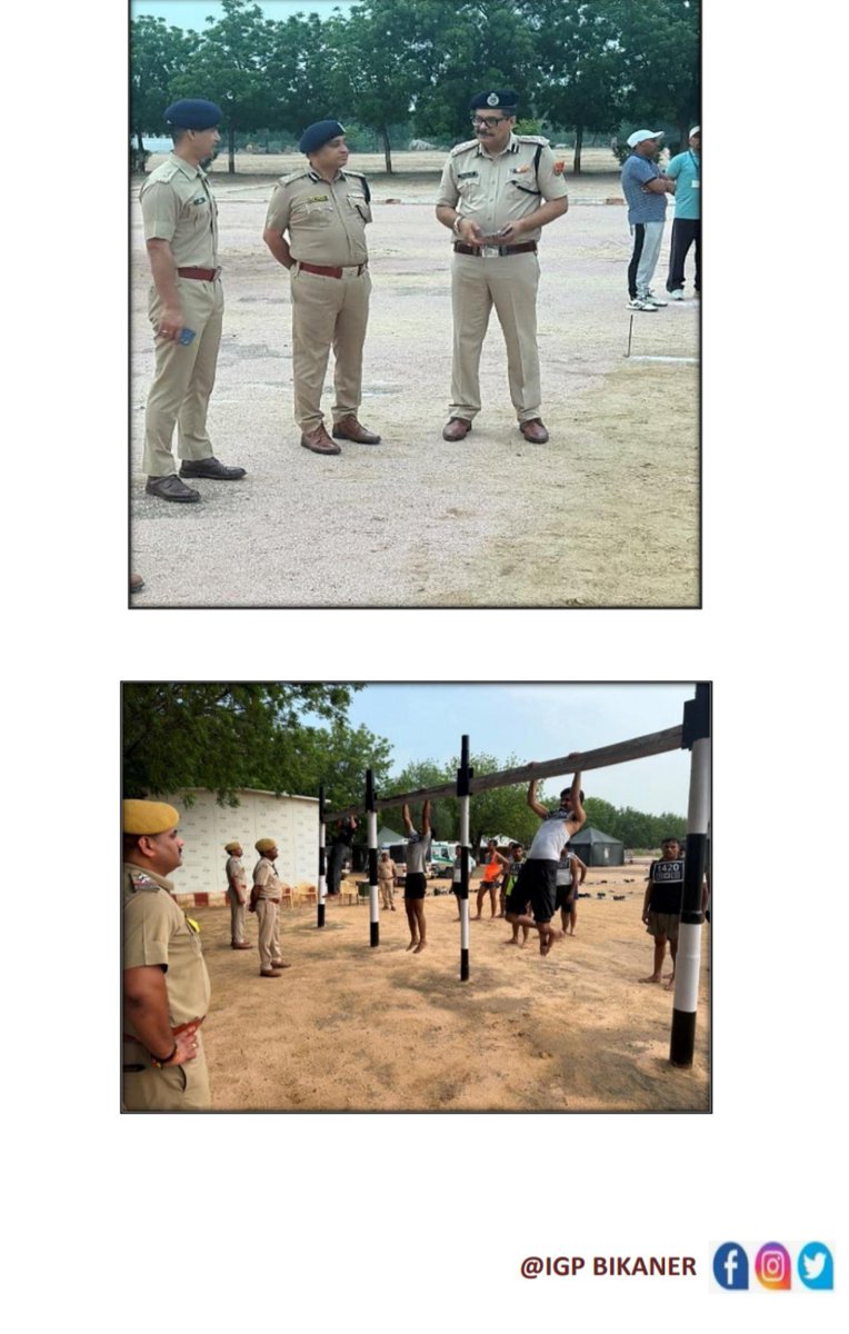 IgpBikaner's tweet photo. राजस्थान पुलिस SI/प्लाटून कमांडर भर्ती परीक्षा 2025,शारीरिक दक्षता परीक्षा,  
बीकानेर रेंज मुख्यालय  दिनांक 09.08.2026
@PoliceRajasthan @Bikaner_Police @sgnrpolice  @HmghPolice  @ChuruPolice  @IgpBikaner https://t.co/0QPfb58um7
