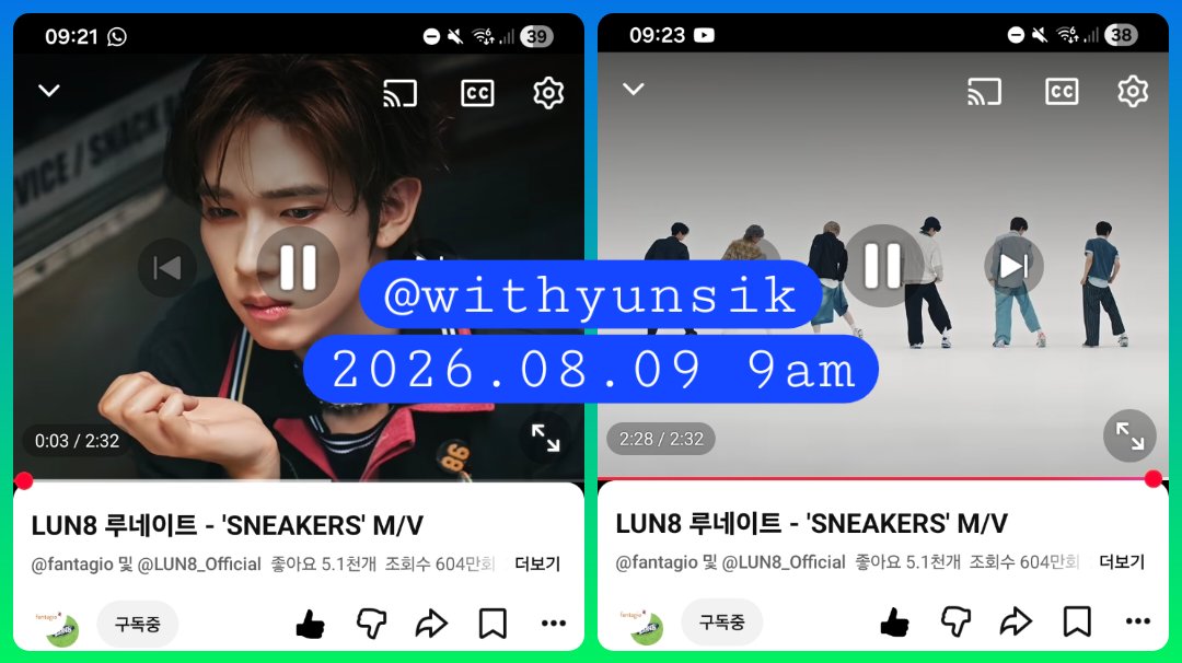 withyunsik's tweet photo. 스트리밍 231💚 👟 💙

#LUN8_SNEAKERS_MV시청
#루네이트 #LUN8 #SNEAKERS
#Off_the_Grid https://t.co/6Fm1SpNKii