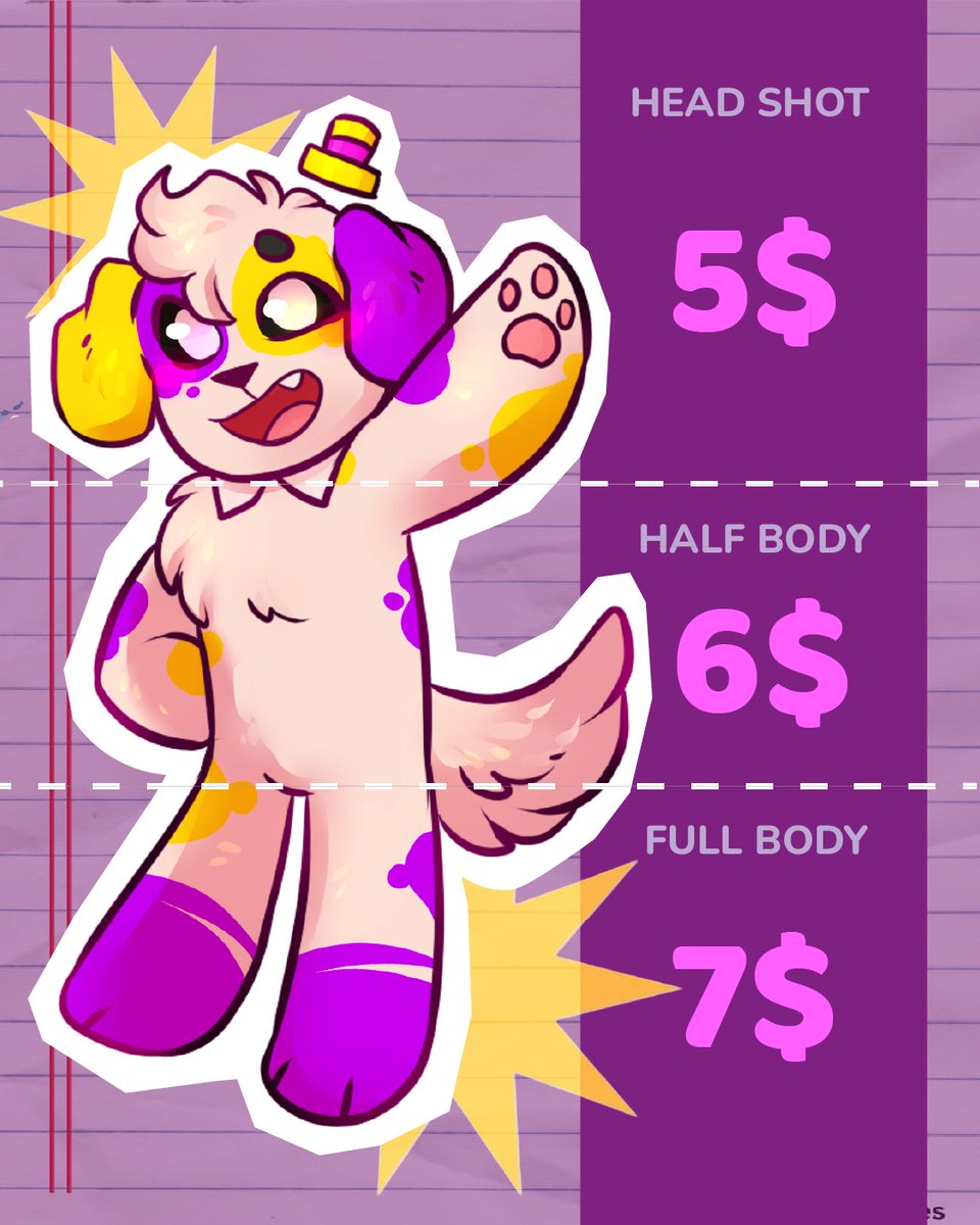 MerryxDraw's tweet photo. COMMISSION TABLES 🗣️‼️｡⁠*ﾟ⁠+ [Update from 2026] #comissionsopen #drawing #furryart #sfw #merrydraw #commissions  ☆ If you have any questions, please let me know in the comments or via DM ^^  ☆ Give it a ⇄ Please, uu✨ https://t.co/EX2mTNkhPl