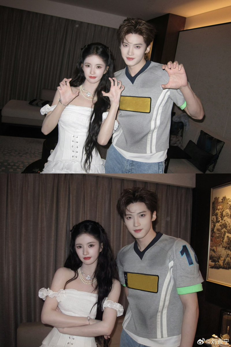 bbdongi25's tweet photo. เซียหนิงกับเหยียนอันและซุ่นซี คนนึงเคยลือว่าจะได้เล่นด้วยกันส่วนอีกคนเล่นด้วยกันแล้วรอออนแอร์คับ https://t.co/HpXiXuM193
