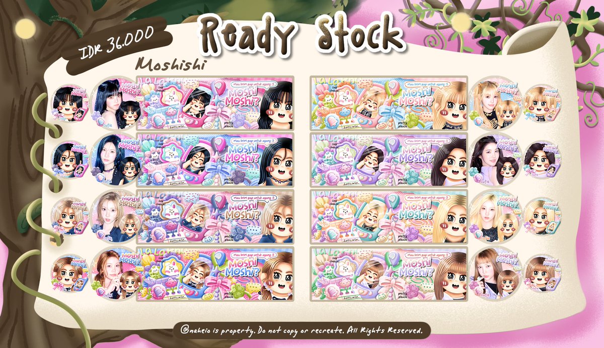 naheio's tweet photo. ♡—help repost, please? tencu!

o'heio bb, AfEU bawa 16 ready stock layout X chibi edisi H2H yang bisa mulai ditake malam ini, yaitu pada;

⏰️ Pukul 19.30 WIB
🛒 IDR 36.000 (Moshishi &amp; Bookieboo)
🎨 Free Retext (1 header 3 ava)

cekie details di bawah, yuk jajan! 😆🩷 #bealanja https://t.co/Vpwr8puL5z