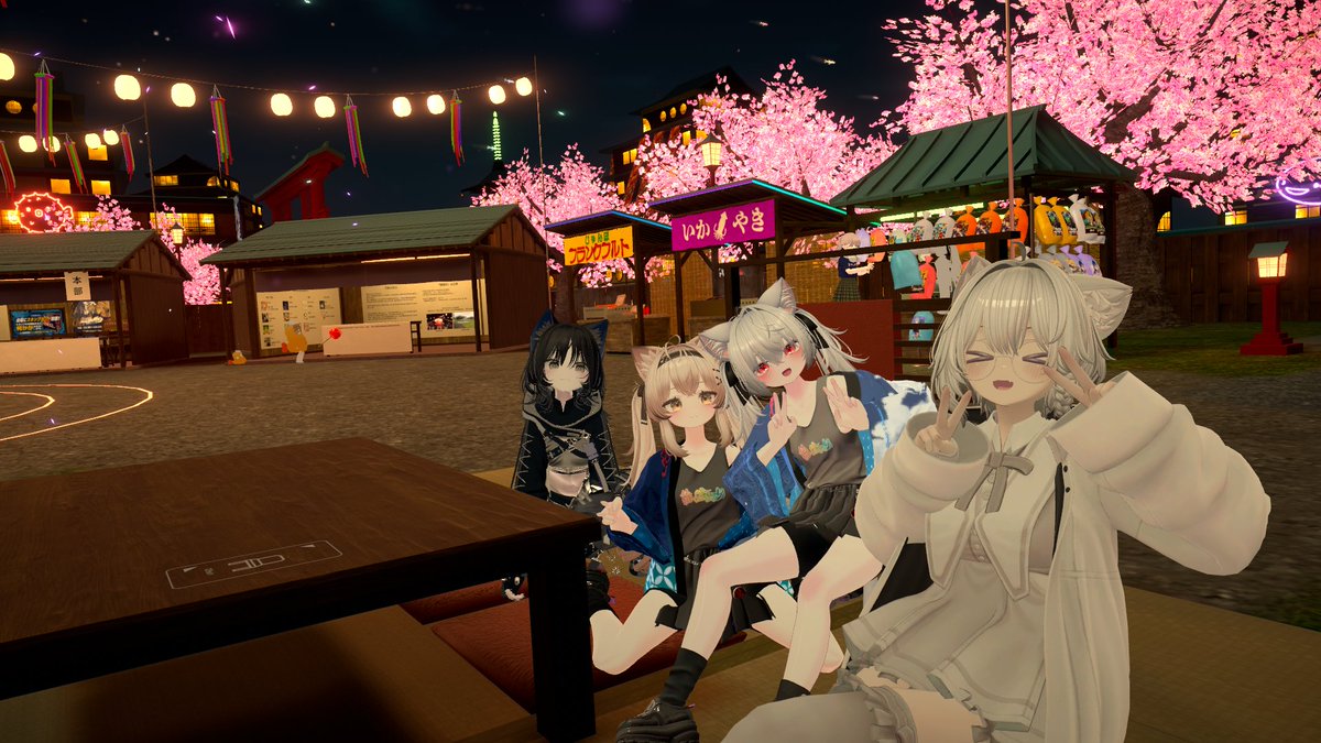 b9j83's tweet photo. 昨日の飲み会楽しかった～～ちゃんとVRChatできてよかった！！！ https://t.co/PR6gD7X8IG