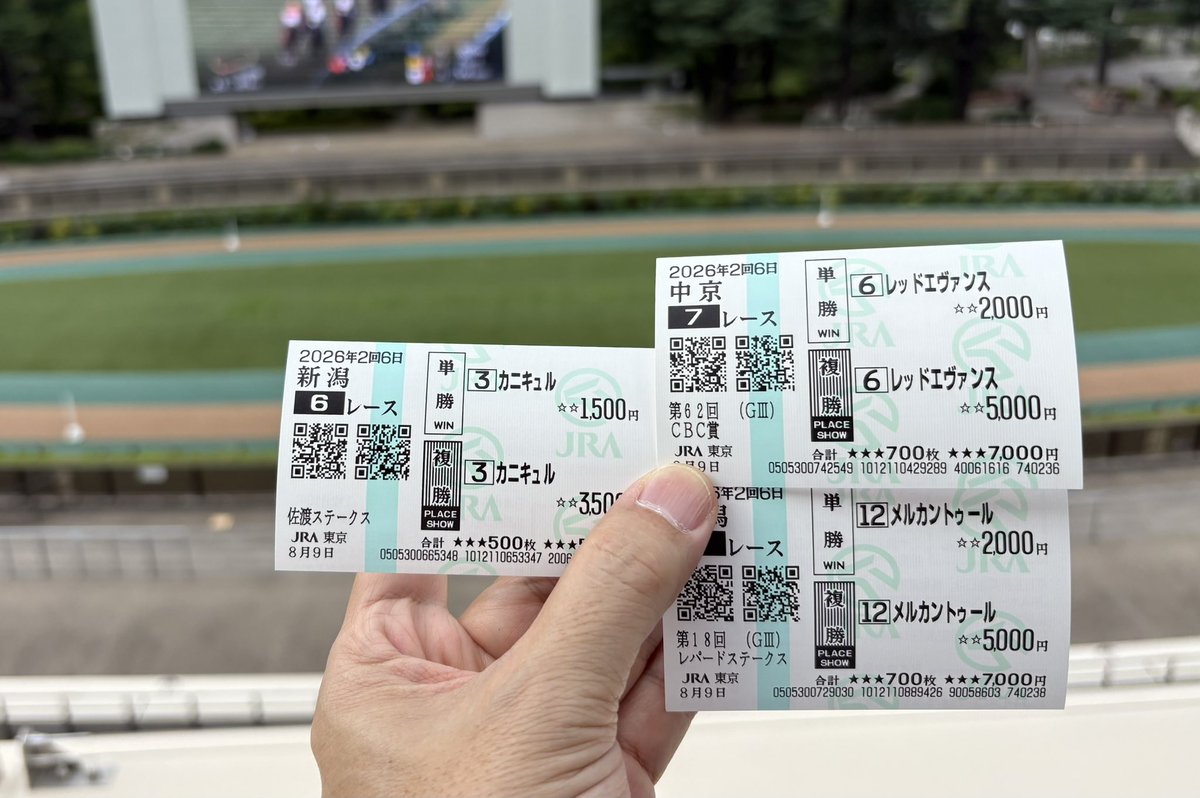 keiba_oldfan's tweet photo. 🐴🔥━━━━━━━━
うま達パドック的中速報
━━━━━━━━🔥🐴

◉カニキュル👉2着
◉メルカントゥール👉3着　
◉レッドエヴァンス👉3着 

🫵🚀💥🎯◁ 🔫ｽﾞｯﾄﾞｫｫ---ﾝ‼️

今週は新馬戦共々一応ｵﾝでした！
Mr.馬券内と呼んでください（笑）
夏競馬はﾏｼﾞで闘い方考えないとね https://t.co/GNTZr9dYUf