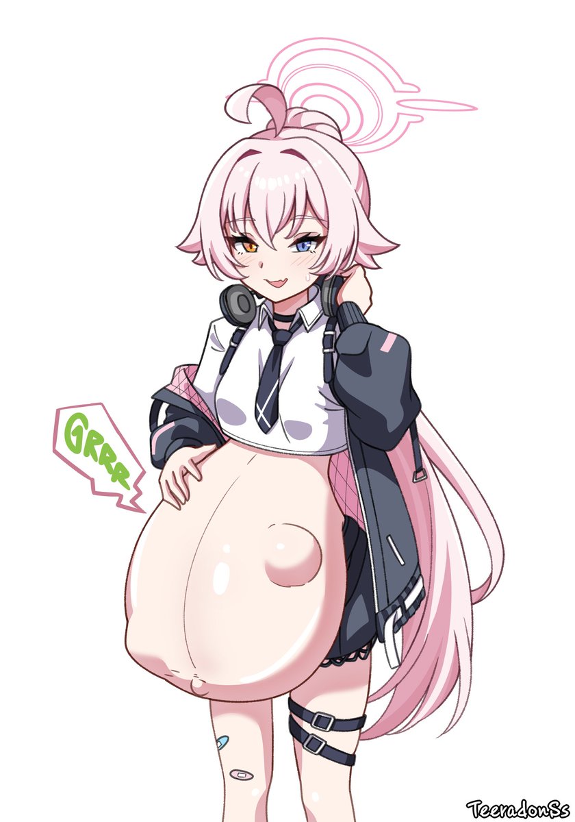 TeeradonSs's tweet photo. Look like Hoshino's getting a little hungry, you will help her fill herself up, right~?

yes, you will~
#丸呑み #ボテ腹 #vore https://t.co/L8pjKtyTcm