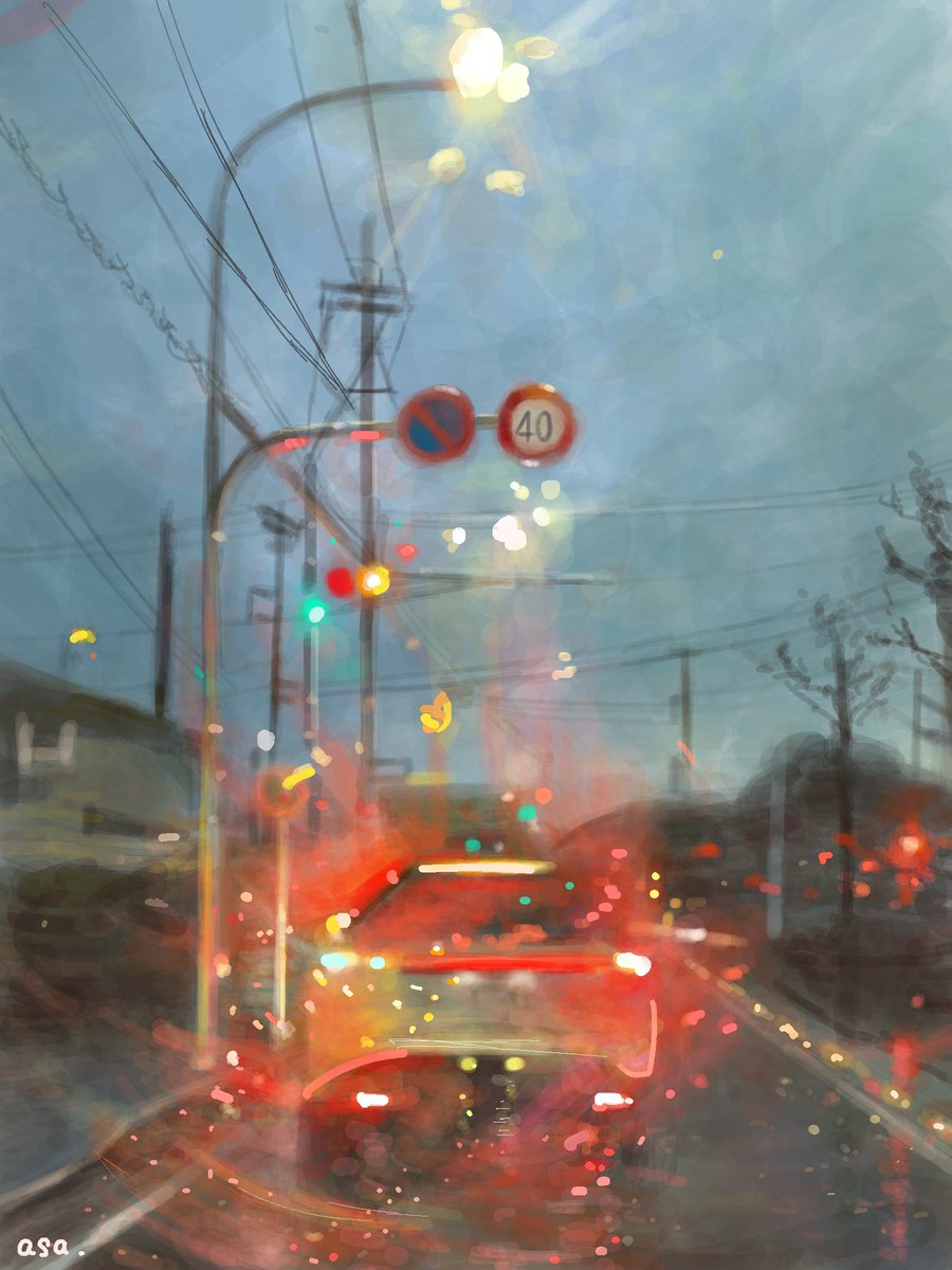 ito_asa_'s tweet photo. 速く描く絵と、
ゆっくり描く絵は、
残るものがどこか違う気がします。

←すごく速く描いた
→すごくゆっくり描いた

速く描くと、
最初に感じた光や空気の印象が。

ゆっくり描くと、
構図や細部に自分でも気がつかなかった「好き」を見つけられます。 https://t.co/OEItThtAQo