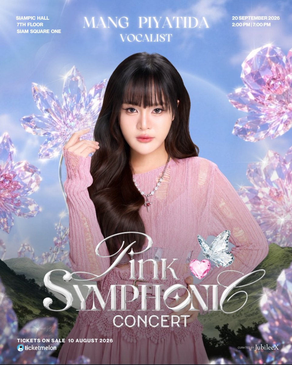 TP_Moo's tweet photo. มางเข้าร่วมร้องเพลงจากภาพยนต์ barbie ในงาน “PINK SYMPHONY CONCERT"
📅 20 กันยายน 2569
🕐 14.00 | 19.00
📍SIAMPIC HALL,7th Floor,SIAM SQUARE ONE
เปิดขายบัตร 10 สิงหาคม ที่ ticketmelon
บัตรราคา 4000/3400/2800/2200/1600
#Sleepymangx https://t.co/sCOEI5x5S5