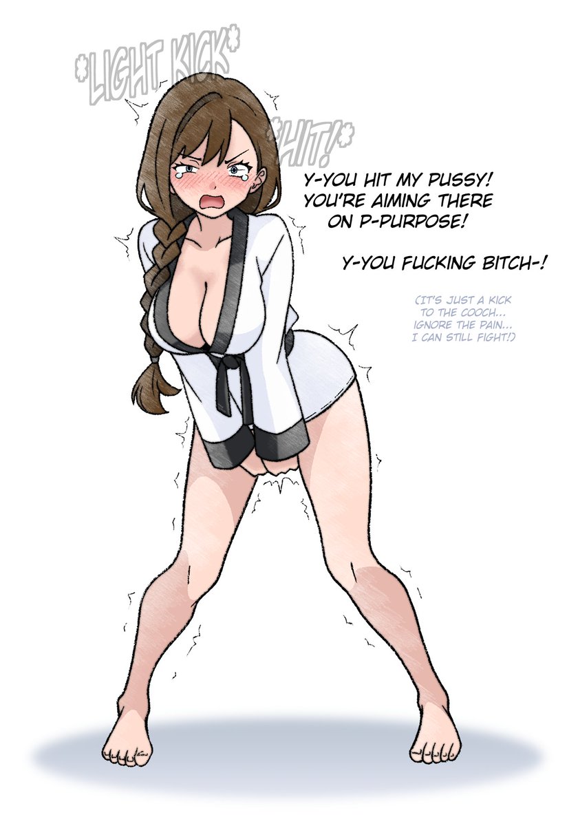 CuntbustingTaya's tweet photo. Overconfident Karate Girl (*Light Kick*) https://t.co/hLBfY8q1lu