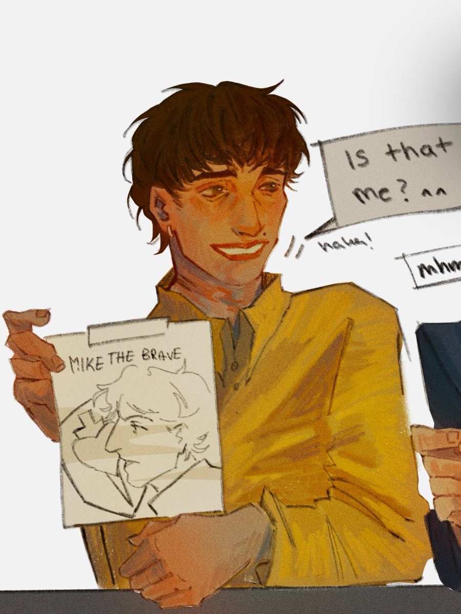 C4rdiacarrsting's tweet photo. #byler drawing eachother 
#bylerfanart #strangerthings https://t.co/bnytdN9wiM