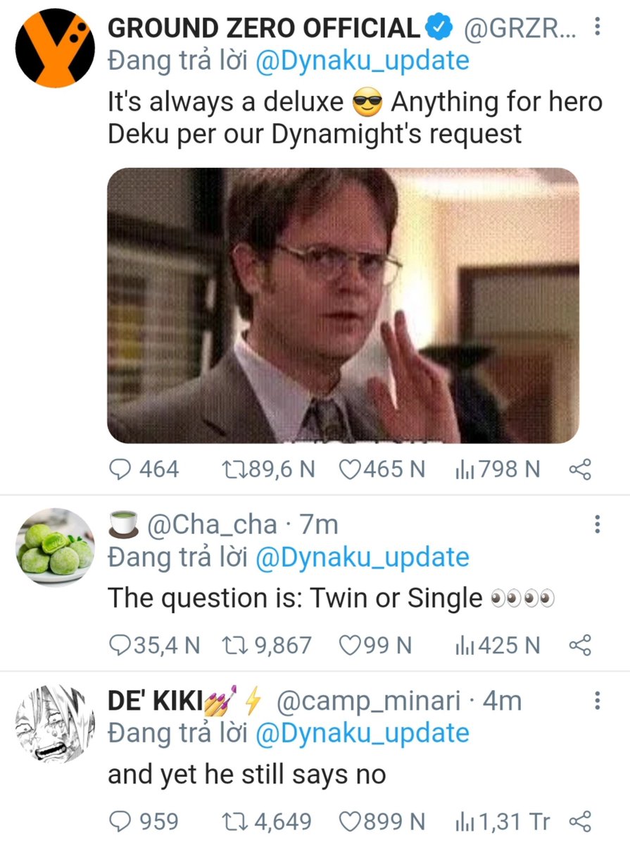 Funky_bunsie's tweet photo. #bkdk GEMG Dynamight be honest in an exclusive interview about his partnership with OFA hero Deku. Dynamight's agency-GROUNDZERO- makes a funky appearance, fueling the rumor between the two hottest heroes of the current day https://t.co/ekFnIiSKtu