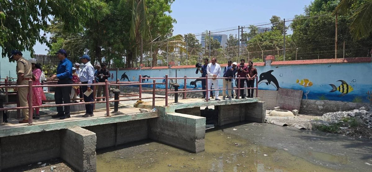 SP_Madhapur's tweet photo. @jayesh_ranjan @TelanganaCS @TelanganaCMO @MC_Cyberabad @Comm_HYDRAA @HMWSSBOnline @CVAnandIPS @CPCyberabad 

@GandhiArekapudi @KVishReddy 

*Subject: Urgent Inspection Request - Durgam Cheruvu Lake & Nala Water Levels*

Respected Officers,  
The water levels in Durgam Cheruvu Lake and the connected Nala have reached alarming levels.  

With one more spell of heavy rain, Madhapur roads are likely to get inundated, severely affecting traffic.  

In view of the mid-monsoon situation, I kindly request you to visit again the site - I & D Unit of Durgam Cheruvu - at the earliest to assess the condition and take necessary precautionary measures.

Thank you.