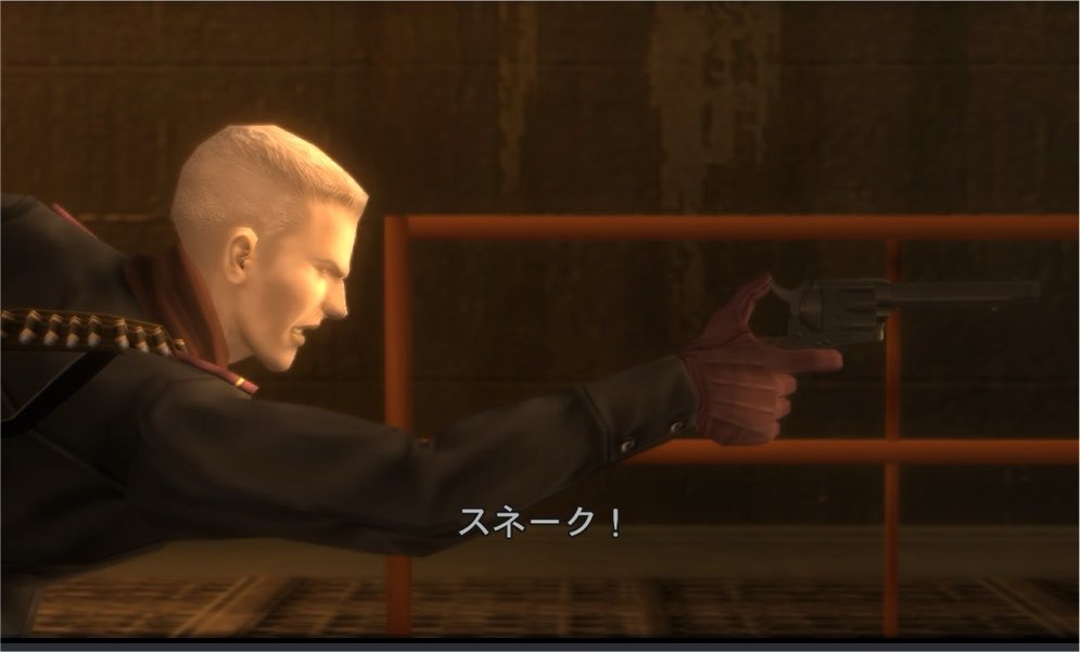 ragudomezegisu's tweet photo. オセロットの銃口が迫る中、決死のダイブ❗️ #METALGEARSOLID3 #MASTERCOLLECTION https://t.co/M0F3RAdRL5