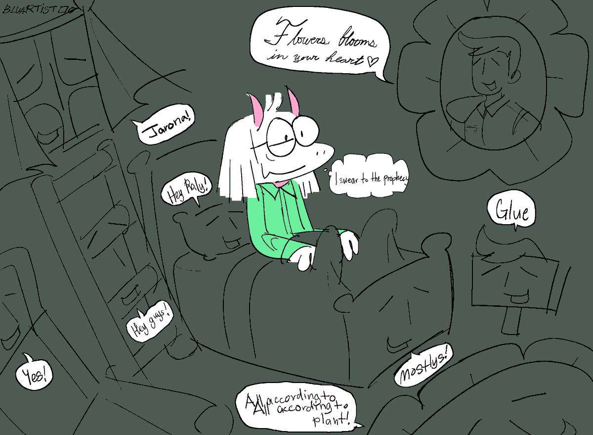 BluArtist1's tweet photo. it's like he's still here #deltarune #ralsei #flowery #ralseideltarune #flowerydeltarune https://t.co/B8ZgZydmYj
