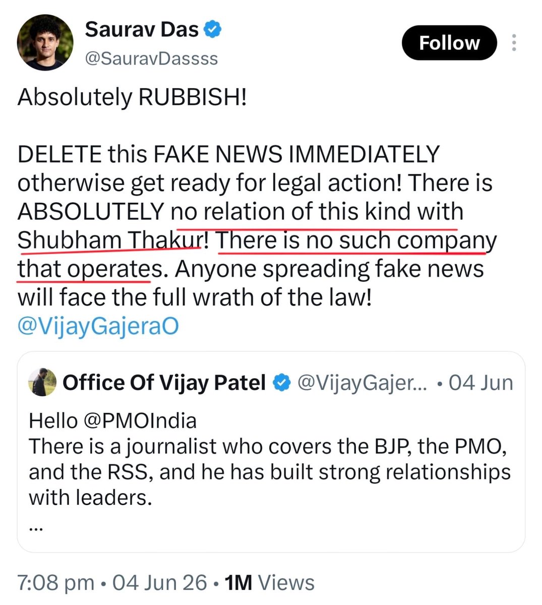 himanshi__bisht's tweet photo. Day 101 of remembering that @SauravDassss is not a student or a protester, but Dinesh Thakur’s pawn, batting for an anti-India narrative. https://t.co/v1eutzX1OY