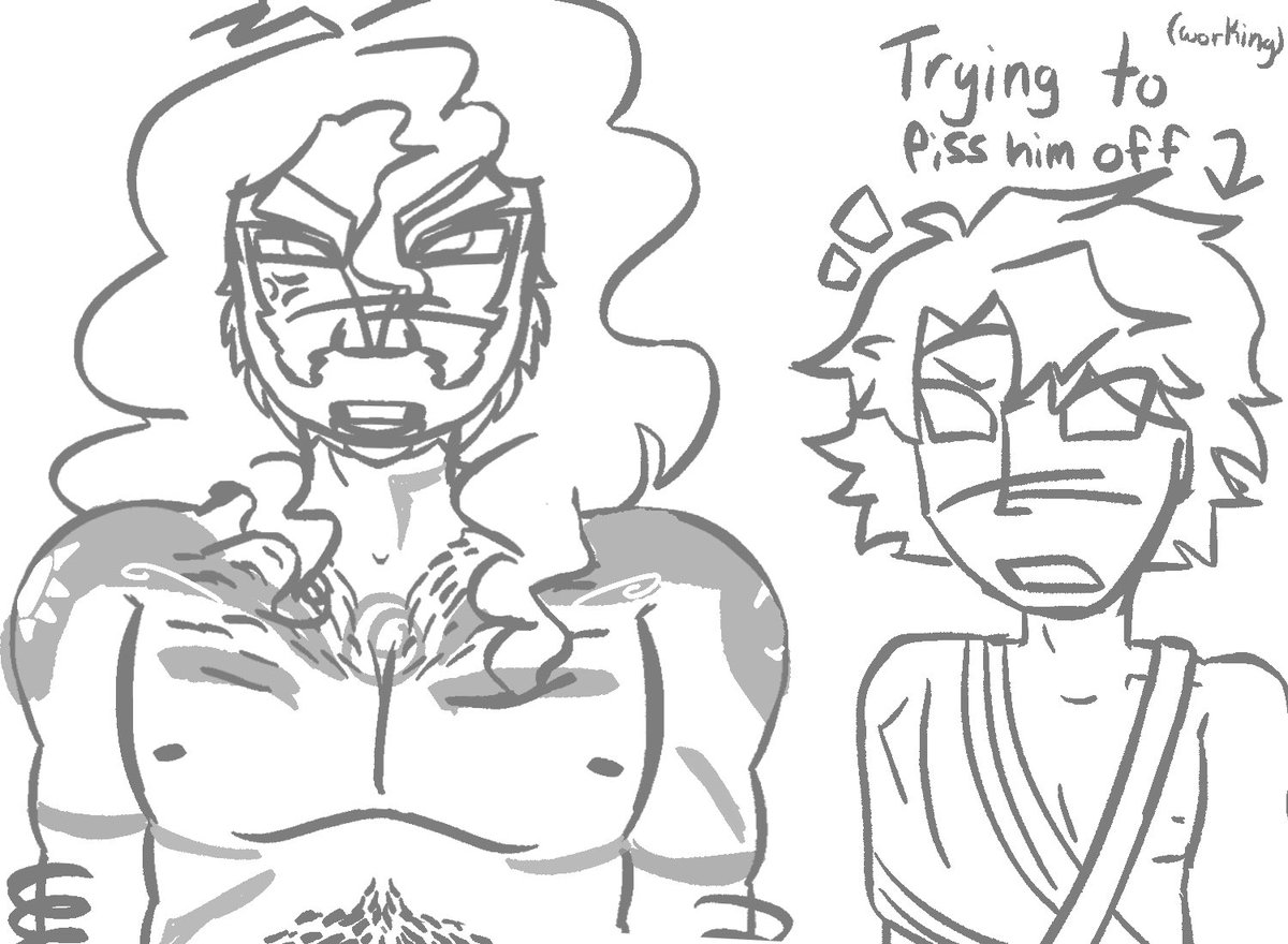 Miles_3xe's tweet photo. I wouldve made both of them yelling but i fid not want to draw legs from a weird angle
#pantheonsmp #legundofanart #owengejuicetvfanart https://t.co/AinNlmDIRH