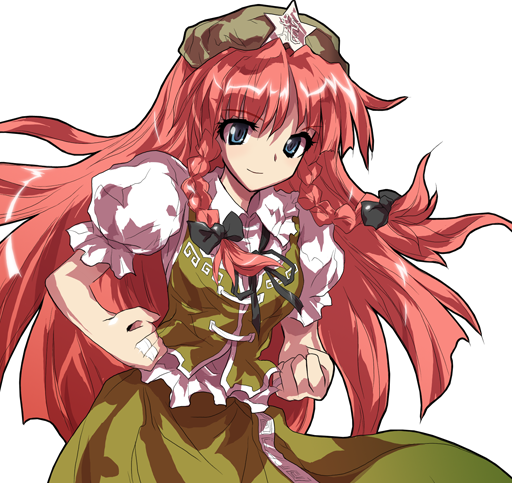 dailytouhous's tweet photo. The Touhou of the day is: Hong Meiling! https://t.co/5zcwdtjS3e