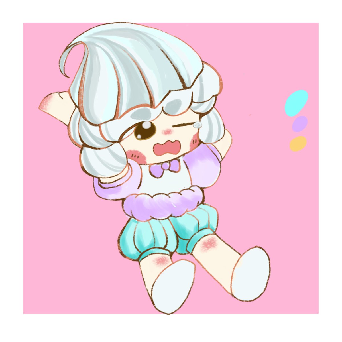 yuki_trpg01's tweet photo. クッキー4人目🍪
メレンゲクッキーのねぼすけ男の子ですふわふわ🐑 https://t.co/Y4vvm4jAez