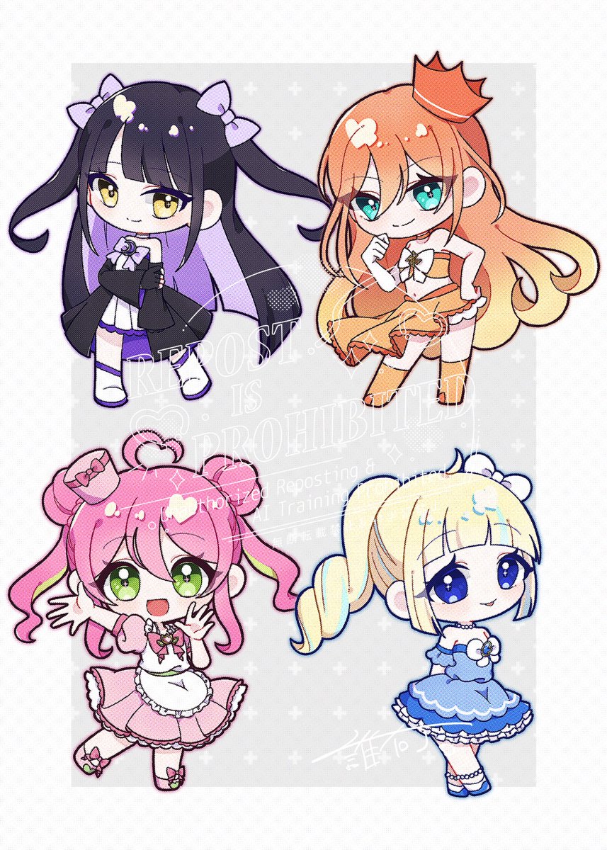 suikano5's tweet photo. 可愛いマイキャラさん達を描かせていただきました👏 https://t.co/cHPU54mUl5