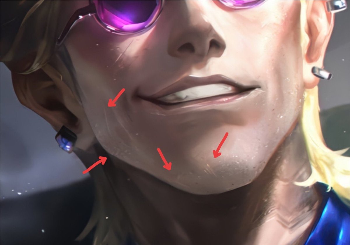 N0X___6's tweet photo. 이거 면도하다 상처난 거라고 생각해도 되는 부분? https://t.co/YTmKZEHbZK