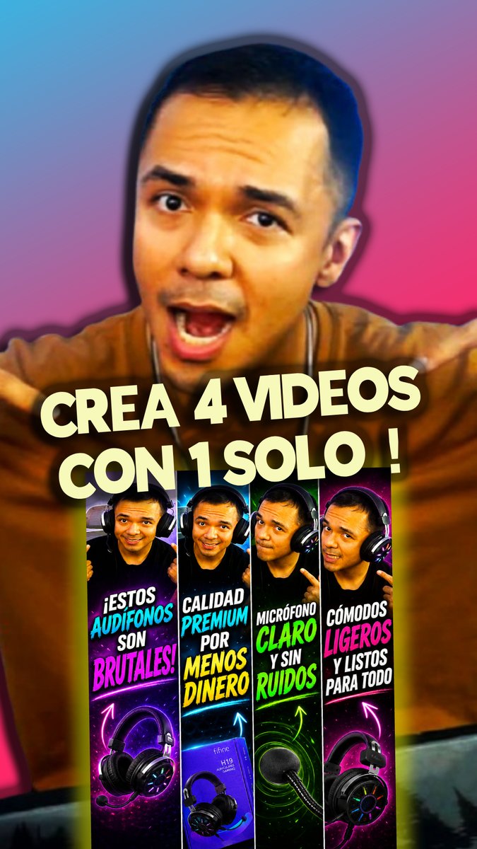 ferconecta_'s tweet photo. 🎬 ¿Sabías que puedes convertir 1 SOLO VIDEO en 4 videos?

En mi nuevo video te enseño cómo reutilizar tu contenido para YouTube Shorts, Instagram Reels y TikTok, ahorrando tiempo y esfuerzo. 🚀

▶️ Míralo aquí:
https://t.co/5HisJ9LQ1j
#CreacionDeContenido https://t.co/M1NRHUPeX6