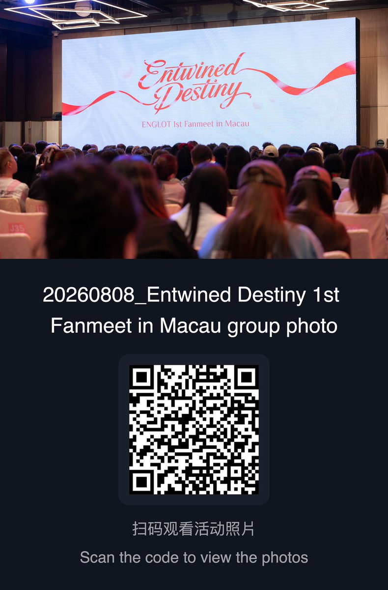 Isolare_ent's tweet photo. Thank you all for making the event so unforgettable! For fans who participated in the photo sessions, your official photos are now ready to be downloaded! ✨

Thank you again for your incredible love and support! 🇲🇴💖

ENGLOT 1ST FANMEET IN MACAU #ENGLOT1stFanmeetinMacau #ENGLOTEntwinedDestiny #englot #อิงล็อต