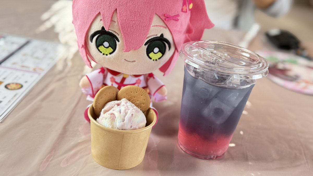 hetare_gr's tweet photo. 星と桜のハーブティーにパステルマーブルアイス⸜(˙◁˙)⸝

両方ともmiCometカラー(˙◁˙)w

甘さ控えめで飲みやすく食べやすい〜⸜(˙◁˙)⸝✨ https://t.co/caG00Vm05B