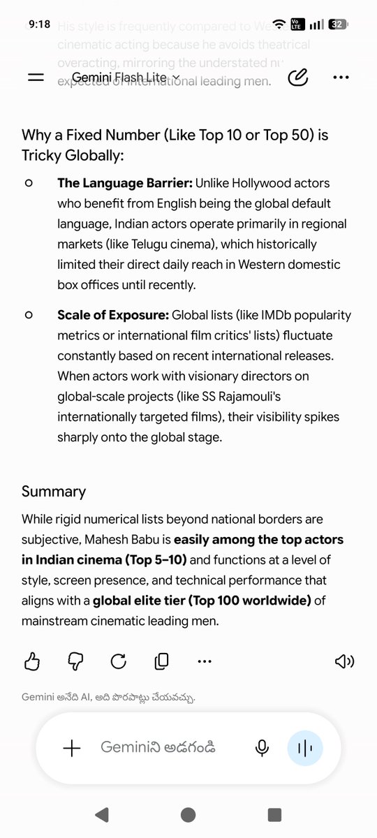 SrinivasSai91's tweet photo. @VaranasiMovie @ssrajamouli Top 5-10 among Indian actors
Top 10-30 among Asia
Top 100 in the world..

Surely he ranks in Top 10 after #Varanasi

Indian cinema is blessed with an actor like Mahesh Babu https://t.co/jp3B8n9D3j