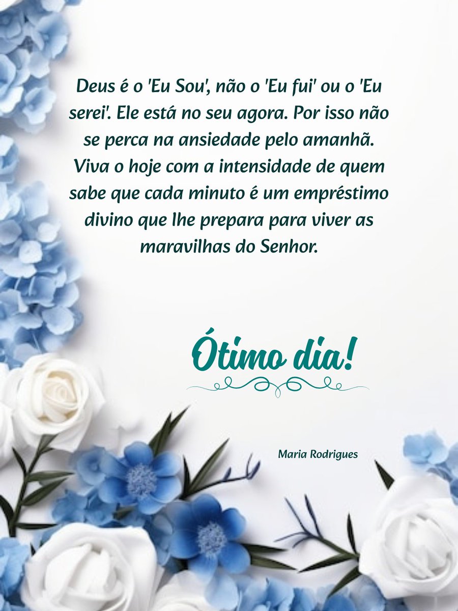 7MariaRodrigues's tweet photo. #bomdia #deus #ansiedadepeloamanhã #tempodedeus #promessasdivinas https://t.co/pwER0kPOu4