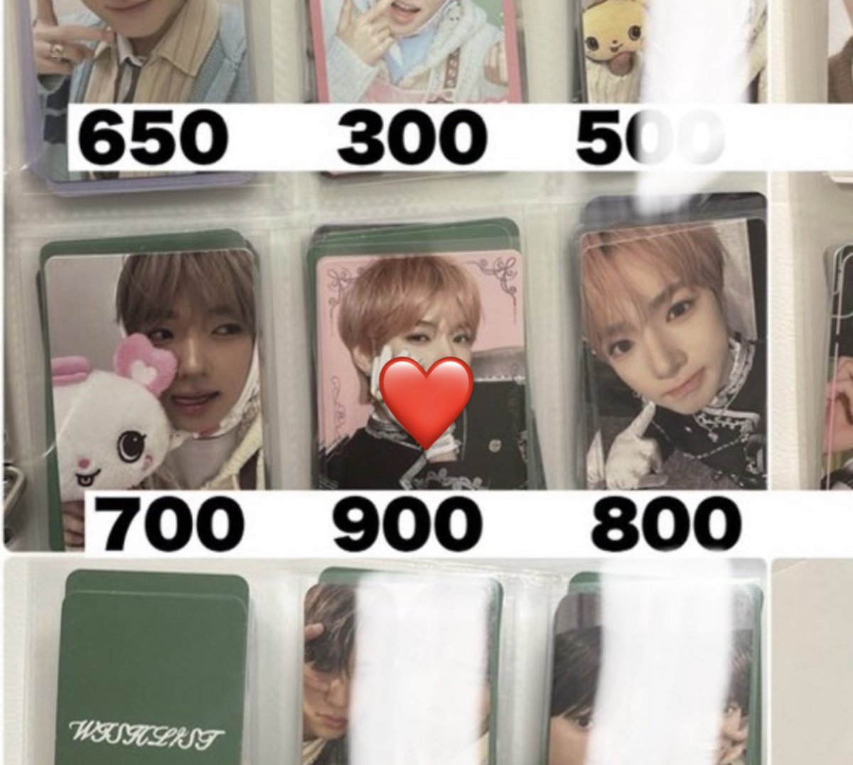 0xll_8's tweet photo. @wi_svt_ 検索から失礼します🙇🏻‍♀️こちらの❤️がついているさくやを���取希望です‼︎ご検討よろしくお願い致します🍀✨ https://t.co/p0xSrjuDBs