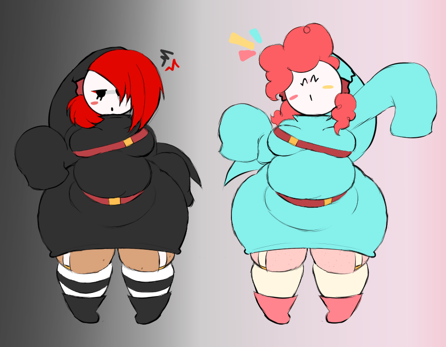 krispy_kruncher's tweet photo. Punk gal and Party gal https://t.co/LrP4VPtFgu