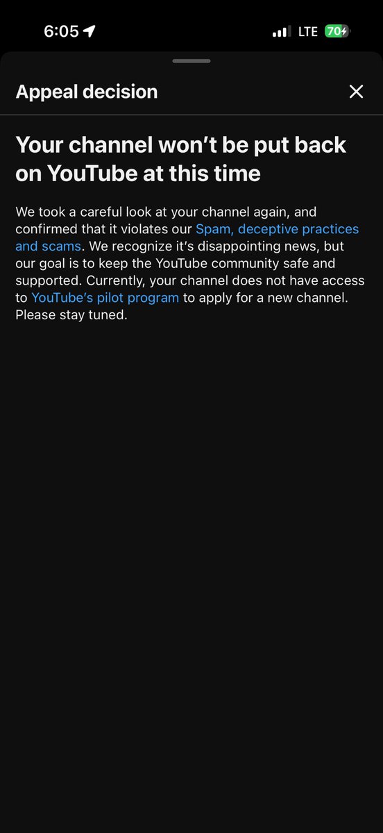 Extorted_Beast's tweet photo. @TeamYouTube my YouTube channel was deleted and I’m left with the question, why? I didn’t spam, scam, or have any deceptive practices. Tried contacting support but the only support options I have is for subscriptions or one-time purchases. All I posted was shorts of Crown Cards https://t.co/hp8sMbA18D