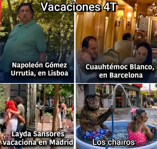 GARCIPAVON's tweet photo. ¡Órale mis chairines! ¿No les da envidia? 😵‍💫 Sigan votando por estas lacras.