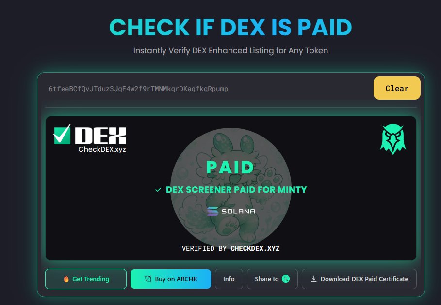 MINTYsolana's tweet photo. $MINTY DEX paid

We'll be holding a giveaway for $MINTY tokens soon. All the details are on our Telegram channel: https://t.co/KL4na8ZnHl

#MINTY #DEXPAID #SOL https://t.co/JAW5wAT5Nr