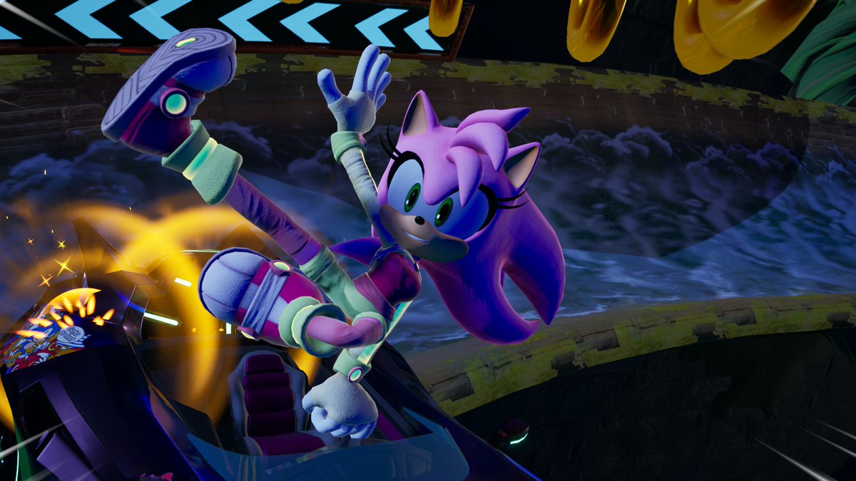 TheDoomHat's tweet photo. A new racer is coming up tomorrow! 
Stay ready for her folks! 
Aurora the hedgehog created by @EvayArt will be available tomorrow!
With decals, voice and even an alternative skin!

#Sonicthehedgehog #AmyRose #sonamy #SonicRacingCrossworlds https://t.co/zfZgssCvwP