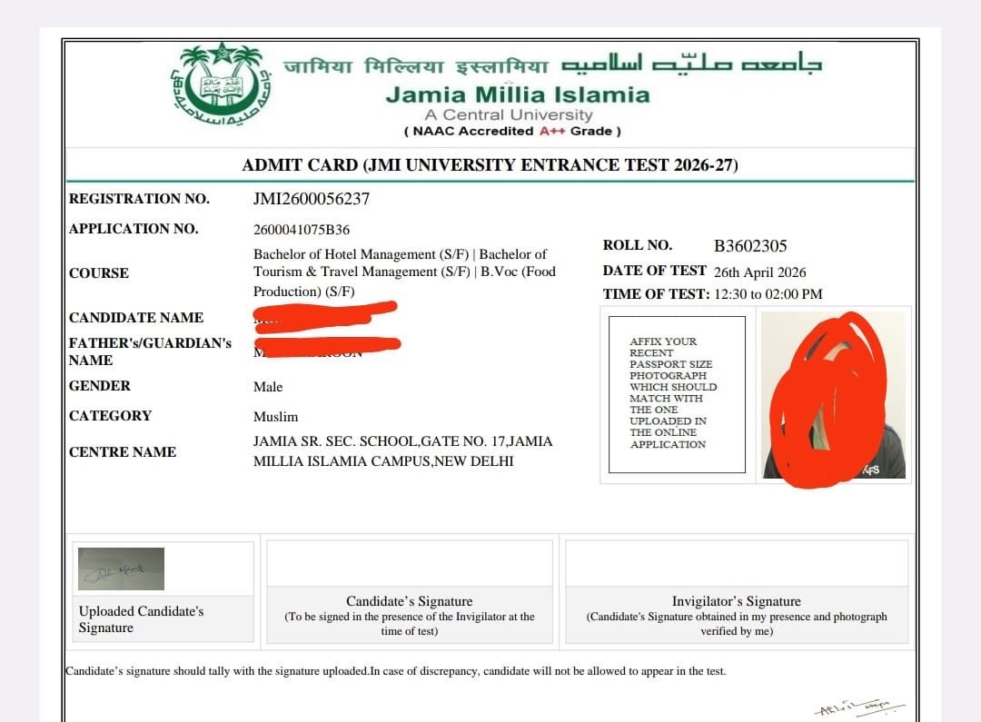 imohhitvish's tweet photo. #Paperleak 
JAMIA ENTRANCE TEST LEAK EXPOSED! 

26 अप्रैल 2026 को दोपहर 12:30 PM से 2:00 PM के बीच आयोजित JMI Entrance Test [Bachelor of Hotel Management / Tourism / Food Production (S/F)] में भारी धांधली और पेपर लीक का मामला सामने आया है!
यह परीक्षा 26 तारीख को तय समय पर थी, लेकिन पेपर एक दिन पहले ही लीक कर दिया गया। यह कोई साधारण वित्तीय घोटाला नहीं, बल्कि संस्था के भीतर बैठे कुछ लोगों द्वारा एक खास वर्ग और विचारधारा से जुड़े पसंदीदा उम्मीदवारों को ही यूनिवर्सिटी में एंट्री दिलाने की सोची-समझी साजिश है।

जनता के सामने सबूत और जांच का ऑफर: मैं इस पोस्ट के साथ डिजिटल एविडेंस (Digital Evidences) नीचे अटैच कर रहा हूँ, जिन्हें जनता खुद देख सकती है। मेरे पास वे सभी संदिग्ध मोबाइल नंबर पूरी तरह सुरक्षित हैं, जिन पर परीक्षा से 24 घंटे पहले पेपर्स भेजे गए थे। यदि जांच एजेंसियां चाहें, तो इन नंबरों का पूरा बैकअप और डेटा रिकवर करवाकर इस पूरे सिंडिकेट को बेनकाब किया जा सकता है।

जो छात्र संगठन जैसे AISF (All India Students' Federation), SFI (Students' Federation of India) और JNU (Jawaharlal Nehru University) के बड़े-बड़े एक्टिविस्ट पेपर लीक को लेकर भूख हड़ताल कर रहे थे, क्या वे अब जामिया मिलिया इस्लामिया (JMI) में हुए इस पेपर लीक के खिलाफ भी आवाज़ उठाएंगे?

NOTE: आप एडमिट कार्ड में एग्जाम की डेट देख सकते हैं और जो वीडियो मैं शेयर कर रहा हूँ, उसमें पेपर किस तारीख और कितने बजे लीक हुआ है, वह भी पूरे डेट एंड टाइम (Date & Time) के साथ चेक कर सकते हैं।

#JamiaMilliaIslamia #JMI #PaperLeakExposed #JamiaEntrance2026 #EducationScam #InvestigateJMI #AISF #SFI #JNU #JusticeForStudents #EducationIntegrity