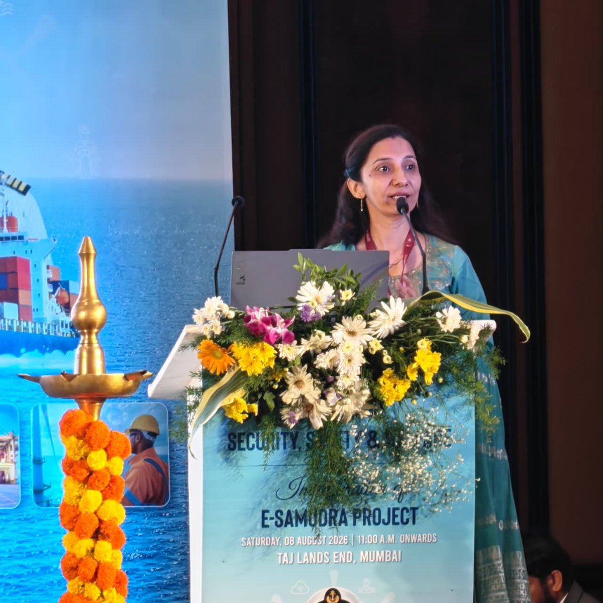 65df2fa1a3bc422's tweet photo. ⚓️ Sagar Mein Yog

Honoured to present this initiative dedicated to the holistic wellbeing of our seafarers—from Pre-Sea to At-Sea to Post-Sea.

Grateful to have Hon’ble Union Minister Shri Sarbananda Sonowal as the Chief Guest.

#SagarMeinYog #SeafarerWellness #MaritimeWellness https://t.co/lCswh2VbHz