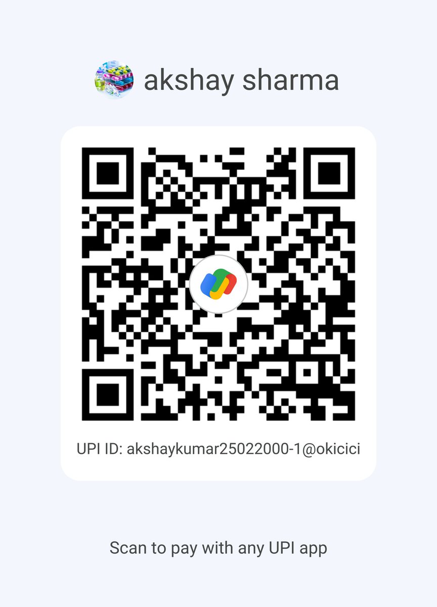 Akshayk251's tweet photo. Donate 1 rupees x user☺️☺️☺️ https://t.co/y1sZK0E2j9