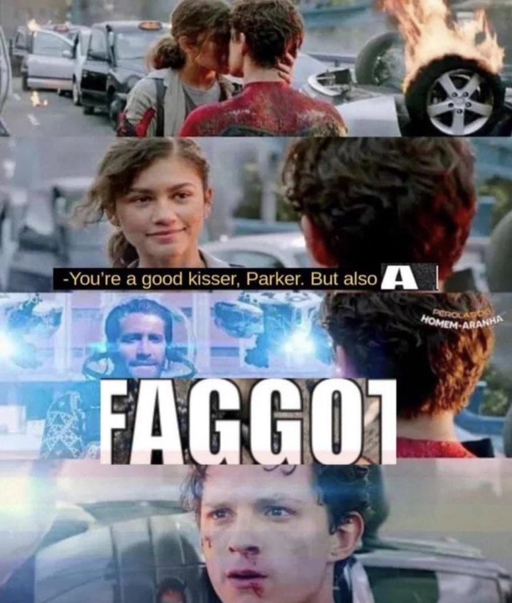 unfunnymeat's tweet photo. watched far from home for the first time and was genuinely surprised that this meme wasnt real https://t.co/G6Nzrnt7bt