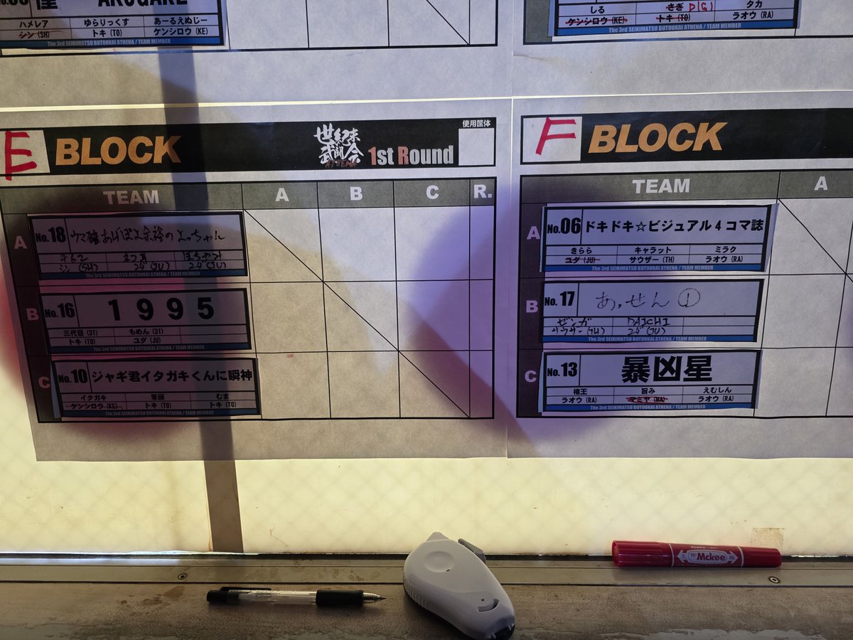 ki_mayuyu's tweet photo. 第三回世紀末武闘会ATHENA固定3on3本戦、いよいよ開始！配信と組み合わせはこちら。

https://t.co/X7y7twqt4p https://t.co/tLOX8cPMNB