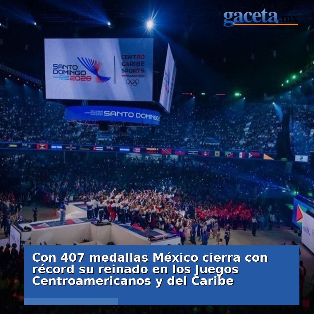 gacetam's tweet photo. 👉 ¡México brilla en los Juegos Centroamericanos y del Caribe! Con un impresionante total de 407 medallas, el país cierra su reinado de manera histórica. 🥇🇲🇽

https://t.co/ghHwDXb5lL

#CdVictoria #Tamaulipas #Gacetamx #Mexico https://t.co/umxXNzzLFE
