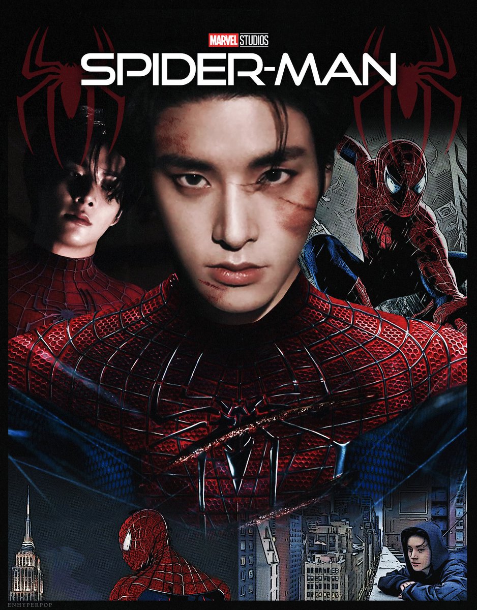 enhyperpop's tweet photo. #jake as #spiderman https://t.co/FJNMUGfN3v
